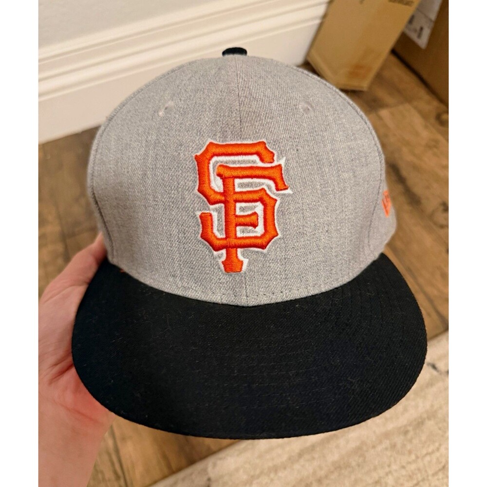 New Era 9FIFTY Snapback Hat San Francisco Giants MLB M/L Gray Black Orange